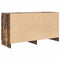 vidaXL - Tv-meubel - 100x35x54 - cm - bewerkt - hout - gerookt - eikenkleurig