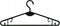 Synx Tools Kledinghangers Kleerhangers - Zwart - 100 Stuks - Broekhangers - Hanger - Voordeelverpakking 100 stuks - Ophangers - Roklat - Multi Pack 100 stuks - Kapstokken