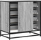 vidaXL - Ladekast - 70x41x70 - cm - bewerkt - hout - grijs - sonoma - eikenkleurig