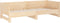 vidaXL - Slaapbank - uitschuifbaar - massief - grenenhout - 2x(80x200) - cm