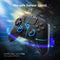 EgoGear - Bedrade controller met paddels SC10 zwart voor PS4/PS3/PC, aanpasbare RGB, trilmotoren, 3,5 mm aansluiting, 800 mAh