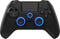 EgoGear - Draadloze Gaming Controller met Peddels Bluetooth SC15 Zwart voor PS4/PS3/PC, Aanpasbare RGB, Vibratiemotoren, 3,5 mm jackpoort, 800 mAh