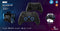 EgoGear - Draadloze Gaming Controller met Peddels Bluetooth SC15 Zwart voor PS4/PS3/PC, Aanpasbare RGB, Vibratiemotoren, 3,5 mm jackpoort, 800 mAh