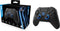EgoGear - Draadloze Gaming Controller met Peddels Bluetooth SC15 Zwart voor PS4/PS3/PC, Aanpasbare RGB, Vibratiemotoren, 3,5 mm jackpoort, 800 mAh