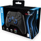 EgoGear - Draadloze Gaming Controller met Peddels Bluetooth SC15 Zwart voor PS4/PS3/PC, Aanpasbare RGB, Vibratiemotoren, 3,5 mm jackpoort, 800 mAh