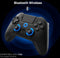 EgoGear - Draadloze Gaming Controller met Peddels Bluetooth SC15 Zwart voor PS4/PS3/PC, Aanpasbare RGB, Vibratiemotoren, 3,5 mm jackpoort, 800 mAh