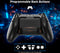 EgoGear - Draadloze Gaming Controller met Peddels Bluetooth SC15 Zwart voor PS4/PS3/PC, Aanpasbare RGB, Vibratiemotoren, 3,5 mm jackpoort, 800 mAh