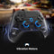 EgoGear - Draadloze Gaming Controller met Peddels Bluetooth SC15 Zwart voor PS4/PS3/PC, Aanpasbare RGB, Vibratiemotoren, 3,5 mm jackpoort, 800 mAh