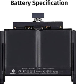 EGOWAY - A1494 A1618 - Laptop Accu - Vervangingsaccu voor MacBook Pro 15" Retina