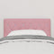 vidaXL - Hoofdbord - met - kristallen - knoppen - in - roze - fluweel - - - 80 - cm