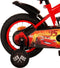Disney Cars Kinderfiets - Stadsfiets - Handrem en zijwieltjes - Rood