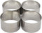 Cosy&Trendy Garneercirkel - RVS - Ø 9 cm - Set van 4 (4 stuks)