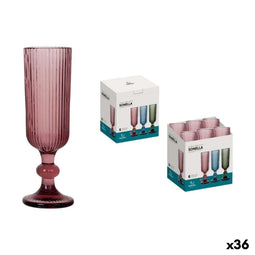 Champagneglas Santa Clara Sonella Paars (36 Stuks)