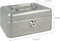 Westcott geldkist - 152x120x79mm - zilver - kunststof inzet met 6 vakken - AC-E51000-ZI