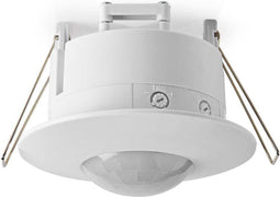 Nedis Bewegingsdetector - Binnenshuis - 3-Wire - Type-F (CEE 7/7) - 360 ° - 5 - 300 W - 300 W - 1200 W - 3 - 2000 Lux - Sensortechnologie: PIR - Sensorbereik: 0.0 - 6.0 m