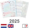Kalpa 170 x 95 mm Personal 6 Ring Agenda Planner Inleg 1 Week per 2 Paginas NL EN 2026