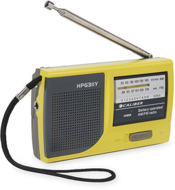 Caliber HPG311 - Draagbare Noodradio - 72 uur batterijcapaciteit - Geel