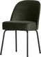 BePureHome Vogue Eetkamerstoel - Fluweel - Donker Groen - 83x50x57