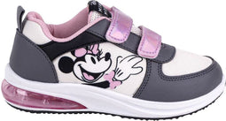 Sportschoenen met LED Minnie Mouse Velcro Grijs - 31