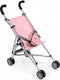 Bayer Chic 2000 - Mini-Poppenbuggy Roma - Melange Grijs Roze