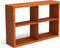 Egura cortenstaal houtopslag onderverdeling 4 vakken 1500x385x1000 mm