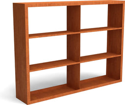 Egura cortenstaal houtopslag onderverdeling 6 vakken 2000x385x1500 mm