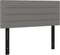 vidaXL - Hoofdbord - 100x5x78/88 - cm - stof - donkergrijs