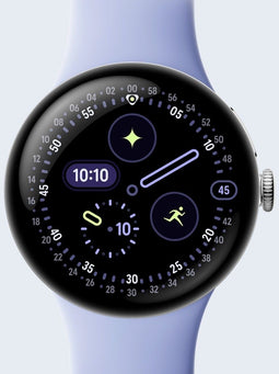 Google Pixel Watch 4 - Smartwatch - 41mm - Bluetooth - Zilver/Iris