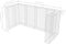 vidaXL - Schanskorf - drievoudige - vuilnisbak - ombouw - 250x100x120 - cm - staal