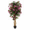 Mica Decorations Kunstbloem Bougainvillea - 85x85x180 cm - Polyester - Roze