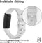 iMoshion Bandje Geschikt voor Fitbit Ace 2 - iMoshion Siliconen band gekleurde gesp - Wit