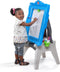Step2 Masterpiece Easel Schoolbord - Tekenbord voor kinderen met kruk - Whiteboard Schrijfbord van kunststof inclusief opbergvakjes en clips