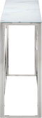 vidaXL - Wandtafel - roestvrijstaal - en - gehard - glas - zilverkleurig