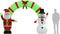 vidaXL - Kerstboog - opblaasbaar - met - LED's - 270 - cm