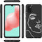 iMoshion Hoesje Geschikt voor Samsung Galaxy A41 Hoesje Siliconen - iMoshion Design hoesje - Wit / Zwart / Line Art Woman White