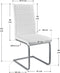 2 Eetkamerstoelen / stoel - Vegas - Kunstleer - Wit
