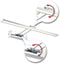 Paulmann Beam - LED-schilderijlamp 5W 450lm 2700K - Wit Chroom