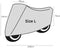 Dunlop Motorhoes - Maat L - 228 x 99 x 124 cm - Weerbestendig - PVC - Grijs