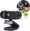 iMoshion 2K Quad-HD Webcam voor PC - Webcam met Microfoon en Privacy Cover - 360 graden draaibaar - Plug & Play - Zwart