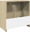 vidaXL - Wastafelkast - 60x33x60 - cm - bewerkt - hout - sonoma - eikenkleurig