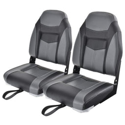 Coast Bootstoel - Opklapbaar - Ergonomische Rugleuning - Zwart 42 x 50 x 51 cm