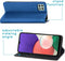 iMoshion Hoesje Geschikt voor Samsung Galaxy A22 (5G) Hoesje Met Pasjeshouder - iMoshion Slim Folio Bookcase - Donkerblauw