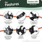 Baskerville Ultra Muzzle - Muilkorf - Maat 2 - Zwart - Omtrek Snuit 27 cm
