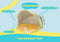Waimea Totoka - Pop-Up Strandtent - UPF50+ - Geel - 130 x 130 x 100 cm