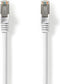 Nedis Cat 8.1 Netwerkkabel - S/FTP - RJ45 Male - RJ45 Male - 7.50 m - Rond - LSZH - Wit - Polybag