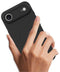 JUSTINCASE iPhone 17 - Soft Color TPU Hoesje - Magnetische Ring - Black