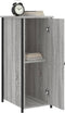 vidaXL - Nachtkastje - 32x42x80 - cm - bewerkt - hout - grijs - sonoma - eikenkleurig