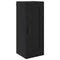 Wandkast Zwart Eiken 34,5 x 34 x 90 cm Bewerkt hout