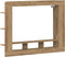 vidaXL - TV-kast - aan - de - muur - Artisan - Eiken - 152x22x113 - cm