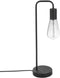 Metalen Industriële Tafellamp zwart Hoogte 46CM